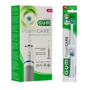 GUM PowerCARE™ Electric Toothbrush Refills