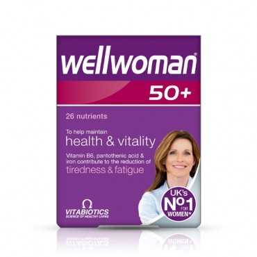 VITABIOTICS Wellwoman 50+ 30 Tablets (1+1 FREE)