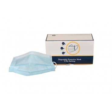 Disposable Protective Mask 3 Ply Ear Loop PM 2.5, 50 PCS