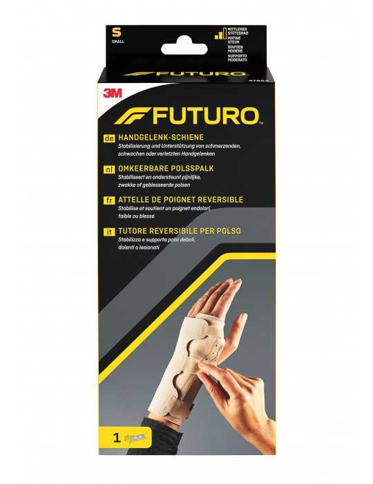 FUTURO Reversible Splint Wrist Brace, Small, Beige - 47853DAB