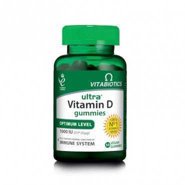 VITABIOTICS Ultra Vitamin D3 1000iu Vegan 50 Gummies