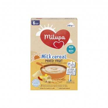 Milupa Milk Cereal Mixed fruit 250 g (από τον 6ο μήνα)