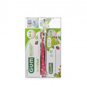 GUM OFFER Activital Family SET 2T/P & 2T/Br for Adults, 1T/P & 1T/Br for Kids