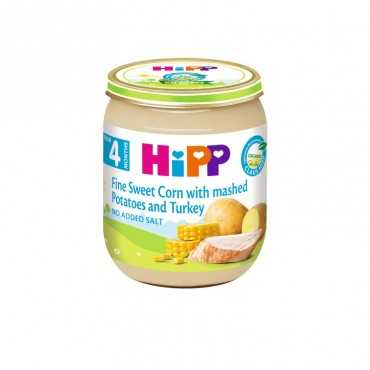 HiPP Fine Sweet Corn with Potatoes and Turkey, BIO, 125g