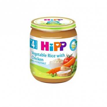HiPP Vegetable Rice with Chicken, BIO, 125g