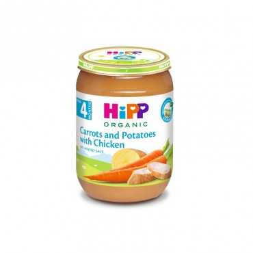 HiPP Carrots and Potatoes with Chicken, BIO, 190g