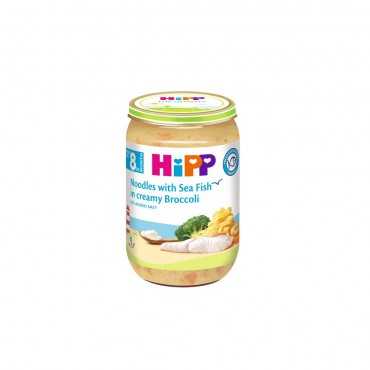 HiPP Noodles with Sea Fish in creamy Broccoli, BIO, 220g