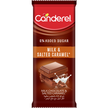 Canderel Salted Caramel Chocolate 100gr
