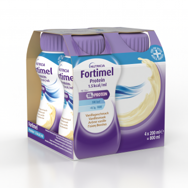 Fortimel Protein Vanilla 4X200ml (αντικαθιστά το Fortimel Extra Vanilla)