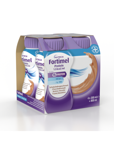 Fortimel Protein Choco 4X200ml (αντικαθιστά το Fortimel Extra Choco)