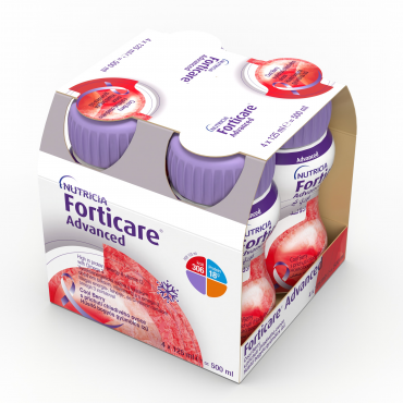 FORTICARE ADVANCED COOL BERRY 4X125ML