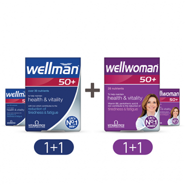VITABIOTICS Wellman 50+ + VITABIOTICS Wellwoman 50+