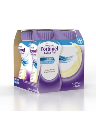Fortimel Banana 1.5kcal 4X200ml (replaces Fortimel Energy Banana)