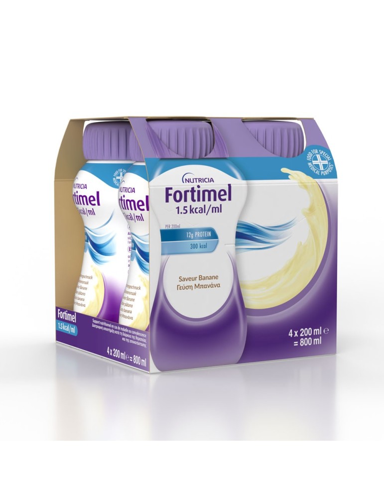 Fortimel Banana 1.5kcal 4X200ml (replaces Fortimel Energy Banana)