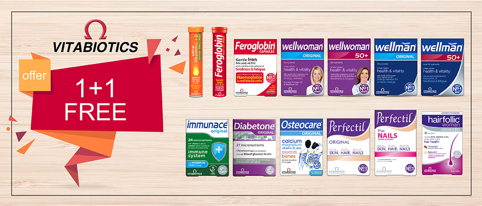 Vitabiotics 1+1